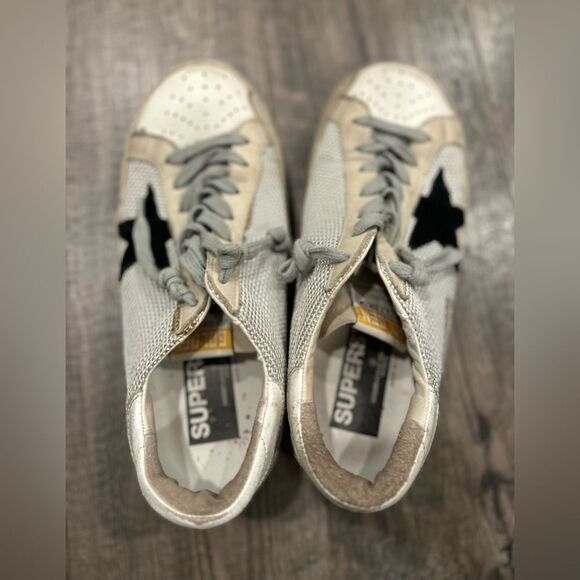 Golden Goose Men's Sneakers - Beige and Black - Picture 6 of 12